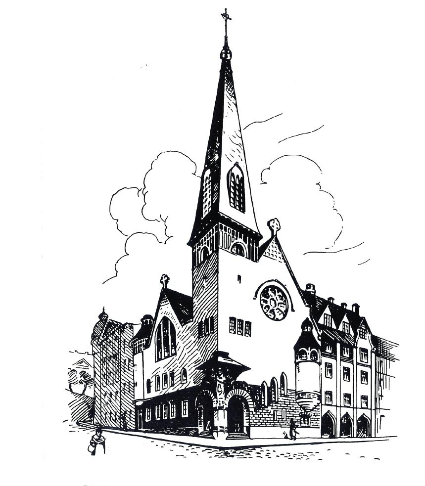 S:T PETERS KYRKA EN BLÅKLASSAD KYRKA Den som vandrar i Upplandsgatsbacken kanske stannar i hörnet av Kammakargatan och tänker: Ligger det en kyrka här?