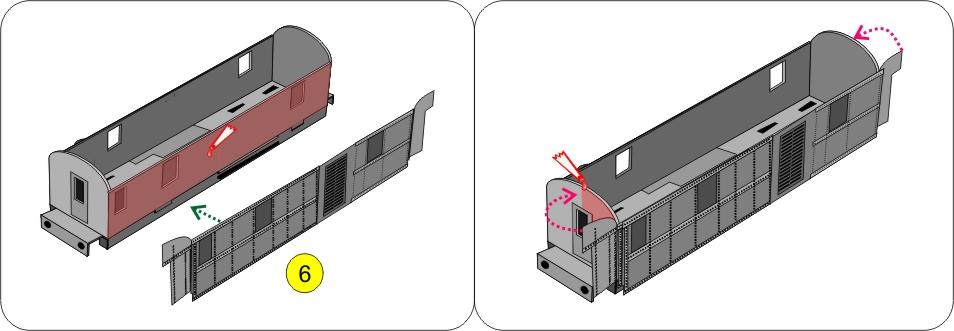 Stryk ut lim på korgstommen under hela detaljen, helst lim som är lite långsammare och inte hugger direkt Passa