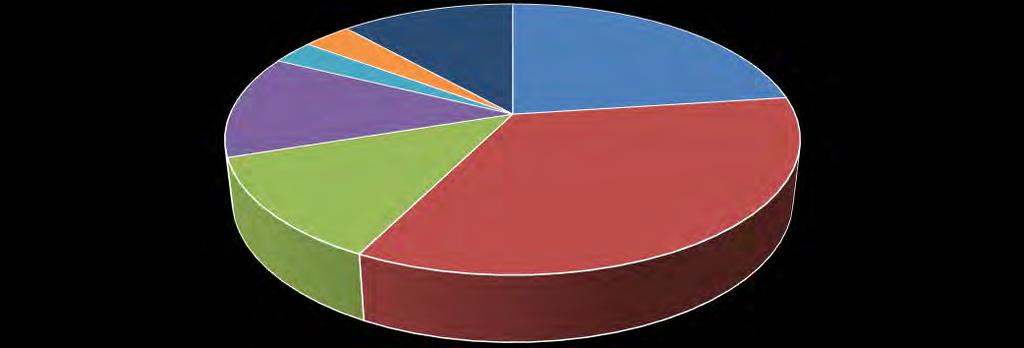 KNS-bakterierna visas i figur 20. De dominerande fynden av KNS-bakterier är som tidigare år S. chromogenes, S. epidermidis, S. haemolyticus och S. simulans.