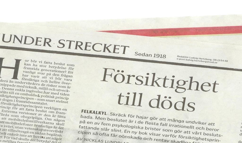 Överdriven rädsa för döden