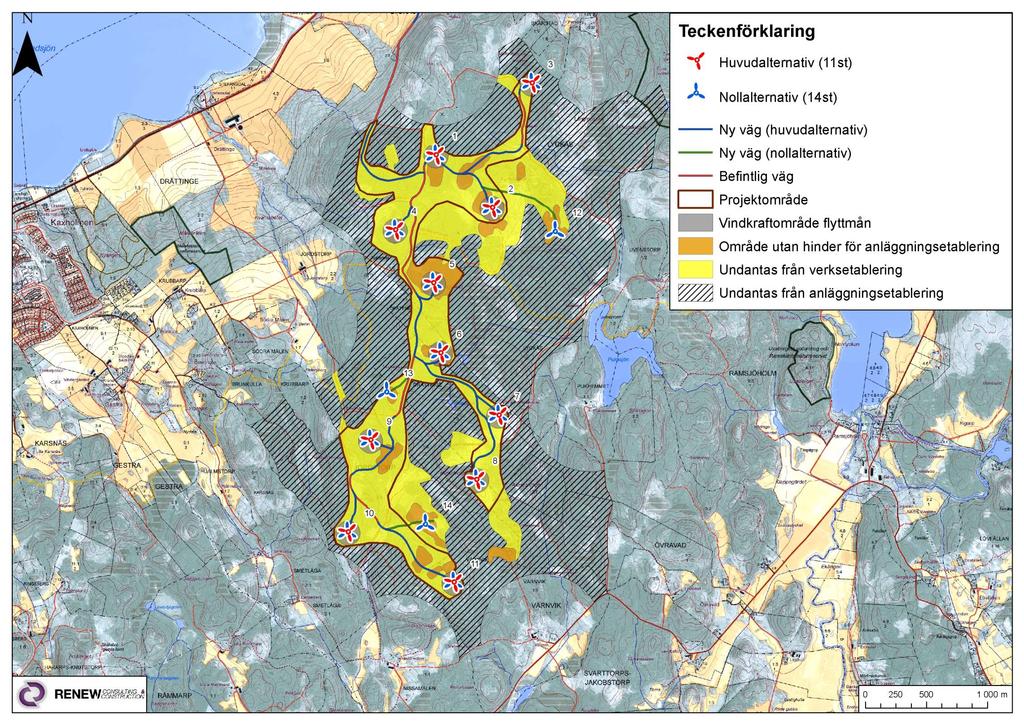 BAKGRUND/FÖRESLAGEN FÖRÄNDRING BAKGRUND Lyckås vindkraftsanläggning innehar tillstånd enligt miljöbalken.