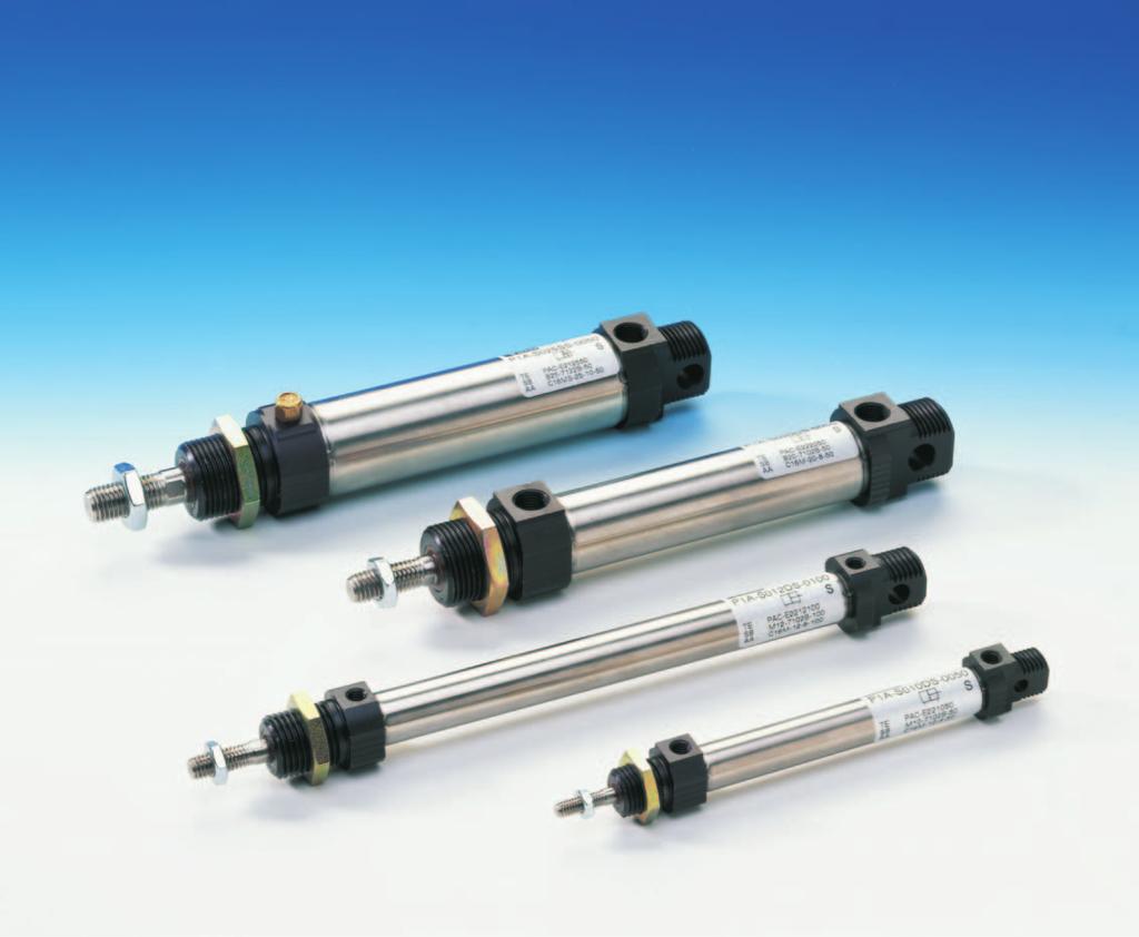 Cylindrar för pneumatik Serie