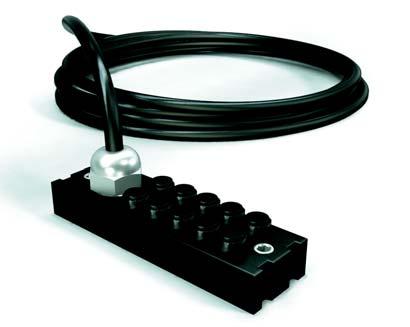Anslutningsblock Valvetronic 110 Valvetronic 110 är en anslutningsblock som kan användas för att samla upp signaler från givare monterade på en maskin och ansluta dessa till styrsystemet med hjälp av