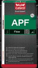 avjämningsmassa APF är en fiberförstärkt avjämningsmassa för inomhusbruk med hög hållfasthet. Den är baserad på ett specialgips och har därför ingen krympspänning och fungerar spricköverbyggande.