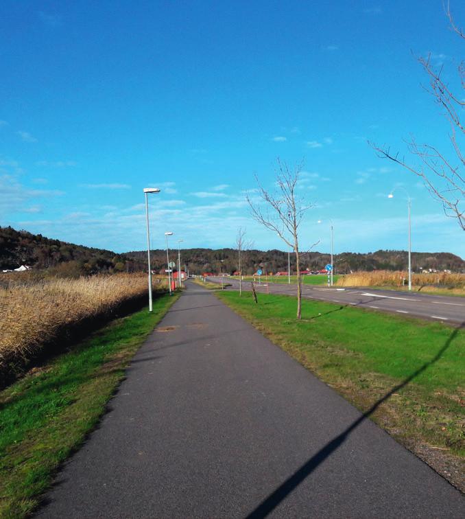 Sammanfattning Gång- och cykelväg längs Göteborgsvägen Det intilliggande skogsområdet används redan idag för lek Kungsbacka kommun tar för närvarande fram en detaljplan för att utveckla stadsdelen