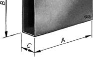 A B C [mm] [mm] [mm] [mm] [kg/st] Obehandlat stål 50 110 25-26 2,0 0,340 233 146 50 110 28 2,0