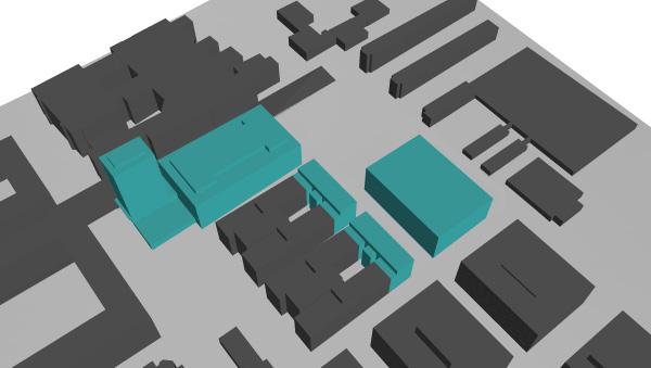 SAMMANFATTNING En solexponeringsstudie genomfördes för att bedöma hur flera nya byggnader som planeras byggas i Kv.