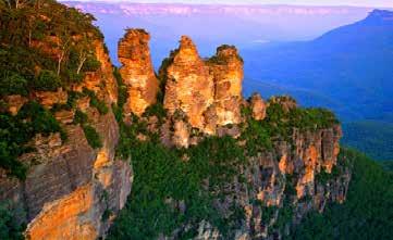 Dag 11 19 nov Blue Mountains, Australien Idag får vi uppleva ännu ett naturfenomen när vi ger oss ut på en heldagstur