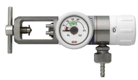 Egenskaper Regulator med flödesväljare Roterbar manometer 360 - för bästa avläsningsmöjlighet Innovativ självcentrerande flödesväljarratt för enkel och exakt flödesinställning Kontinuerligt flöde,