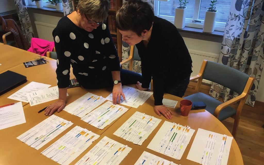 3 Styrelsen hälsar Foto: Pelle Hellsing Ewah Sturesson och Lena Pettersson pusslar ihop nya GOA-grupper När människor möts och lär känna varandra kan de uppstå gemenskap.