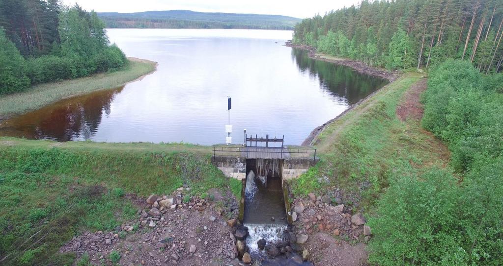 Foto 10 Utloppsviken fotad mot dammen: Acksjödammen före