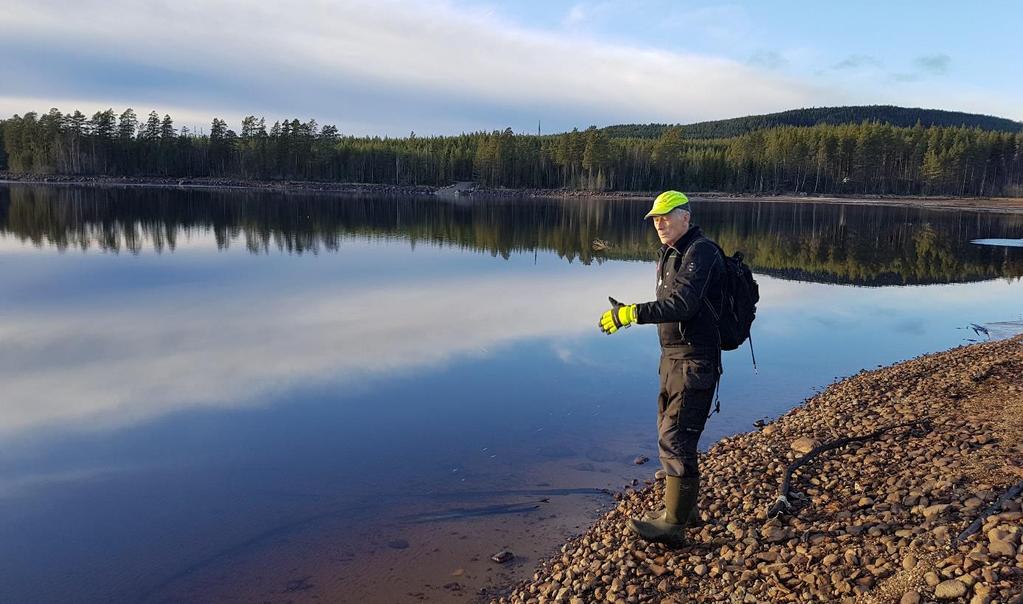 Forn- och kulturlämningar Foto 23 Rullstensås ut i sjön från nord-östra stranden.