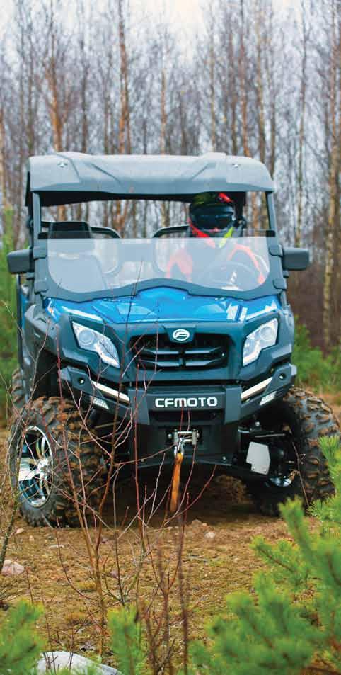 Cf Moto U force 550 efi Imponerande budget-utv Det kanske största problemet med en UTV brukar vara priset.