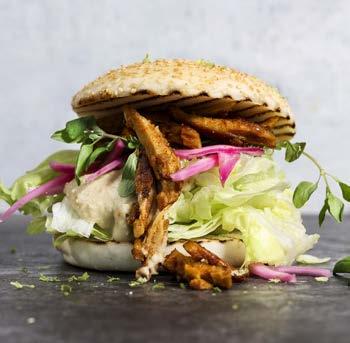 och vegetaisk köttfässås. ack vae lågt utsläpp av CO 2 ä Pease dessutom klimatsmat.
