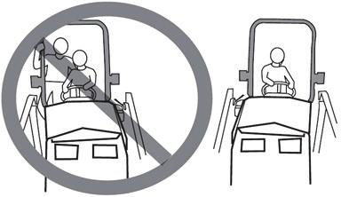 Flytta alltid maskinen till plan mark och placera körväljarspaken i Park/Start innan byte av växelläge. Lämna inte maskinen obevakad när den är igång. Parkera alltid maskinen på plan mark.
