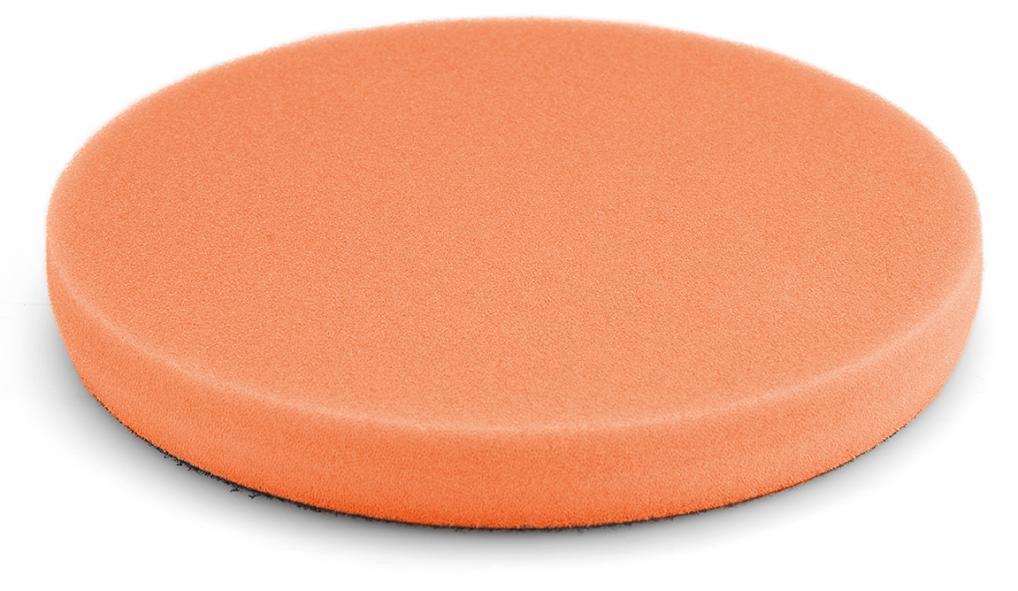 Art nr 434.337 200 Ø x 25 Den orange svampen har en medelhårdhet skum med en fin skum struktur. Skummet har mycket hög värmebeständighet, slitstarkt och har mycket god resistens.