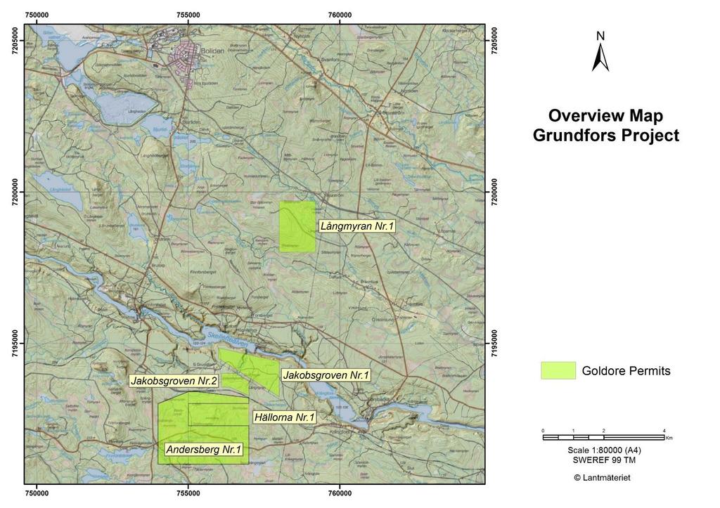 Mer om projekten Grundfors Goldores