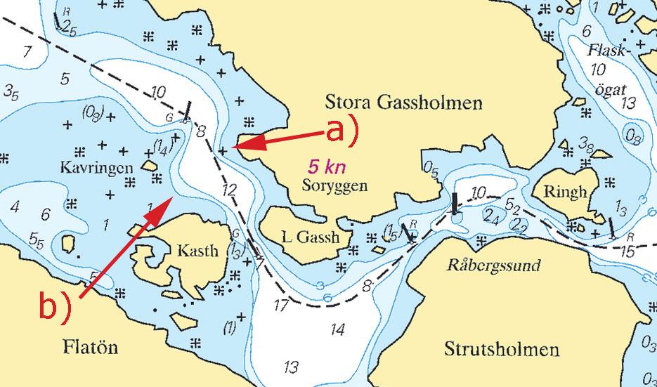 15 Skagerrak / Skagerrak * 8013 Sjökort/Chart: 933 Sverige. Skagerrak. Strömmarna. Undervattenssten. Ändring av 3m djupkurva.
