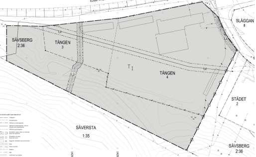 7 (10) Utdrag ur planförslaget Bebyggelse Den tillkommande tomtmarken planeras för komplettering av befintlig bebyggelse utförd i samma stil, samt