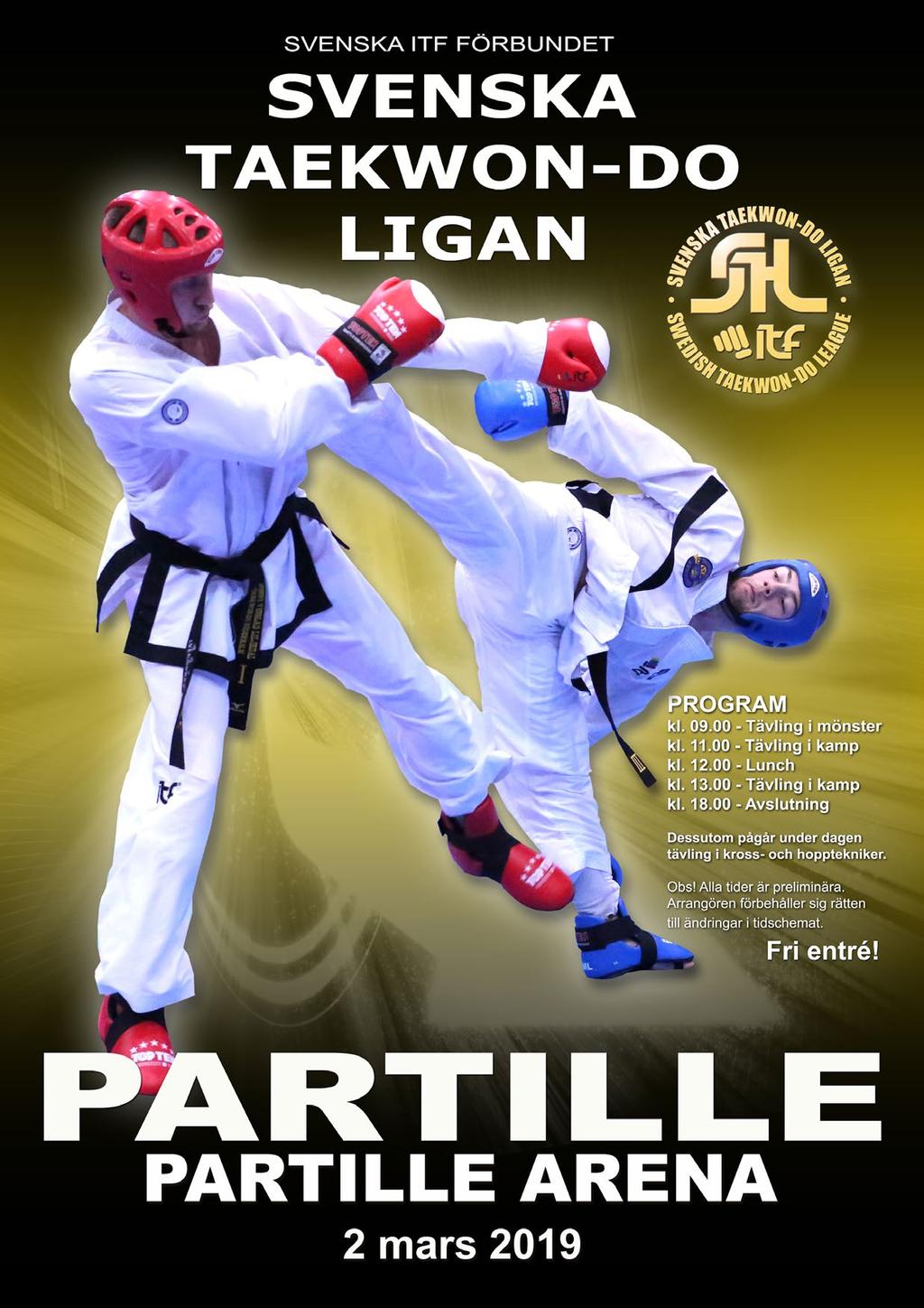 Svenska ITF Förbundet tillsammans med Partille Taekwon-Do Klubb inbjuder alla föreningar