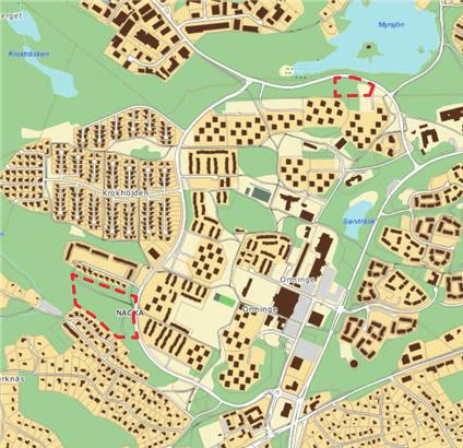 PYLONEN OCH AMPEREN nära centrum och natur Orminge är stadsdelscentrum för kommundelen Boo och en självklar knutpunkt för nordöstra Nacka.