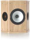 basar och 1" C-CAM gold diskant. Finns i Black Oak, Natural Oak, Rosemahogany och Subwoofer med långslagig 10" C-CAM bas.