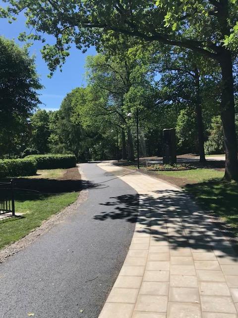 Redovisning Park/Gata nya handelsgator vid Ållebergscenter samt nya industrigator på Marjarp. Dessutom har arbetet fortsatt med utbyggnad av industriområdet/terminalspåren på Marjarp.