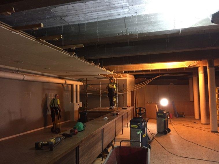 Redovisning Fastighet Medborgarhuset, ombyggnad Exempel på större underhållsåtgärder samt reinvesteringar under året: - Katarinagården. Takarbeten. Kostnad 1 800 tkr. - Frejahallen.