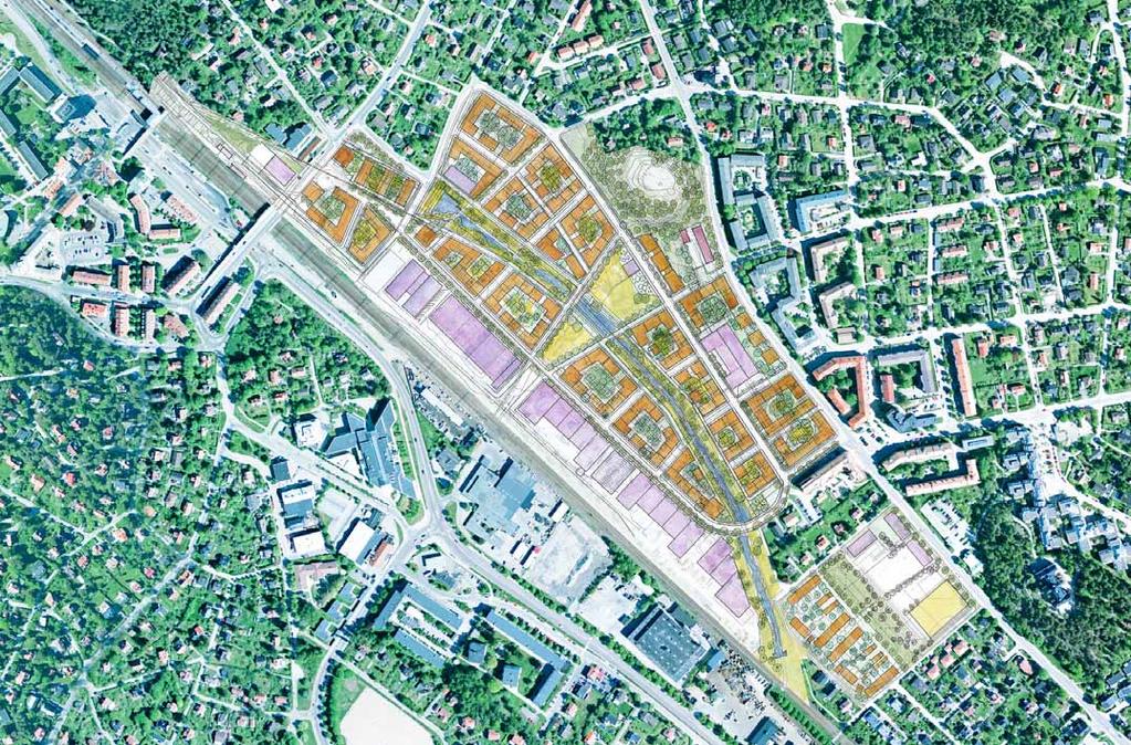 Duvbovägen Spånga station Bromstensplan Förslag, skala :000.