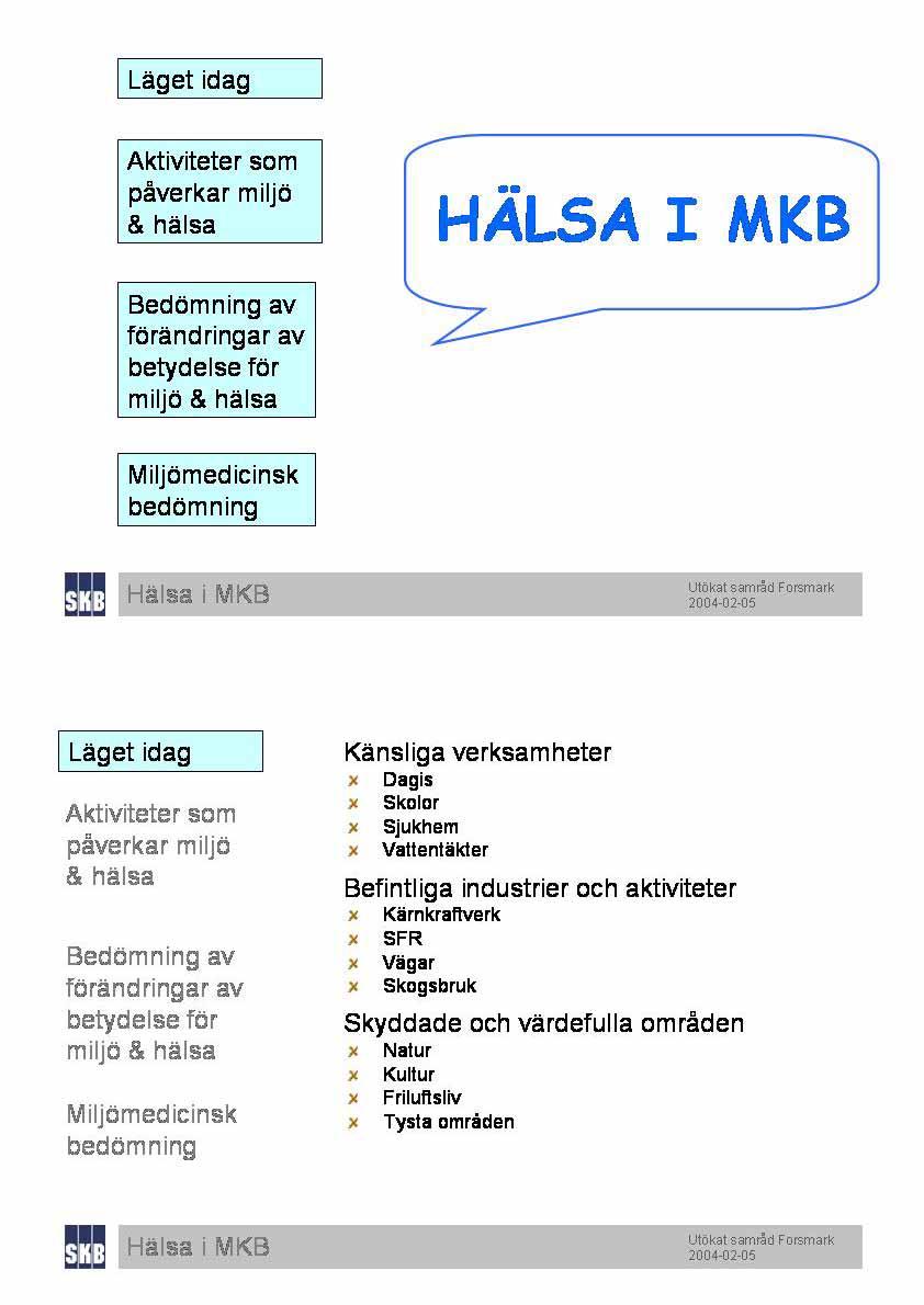 Inkapslingsanläggning och slutförvar i Forsmark