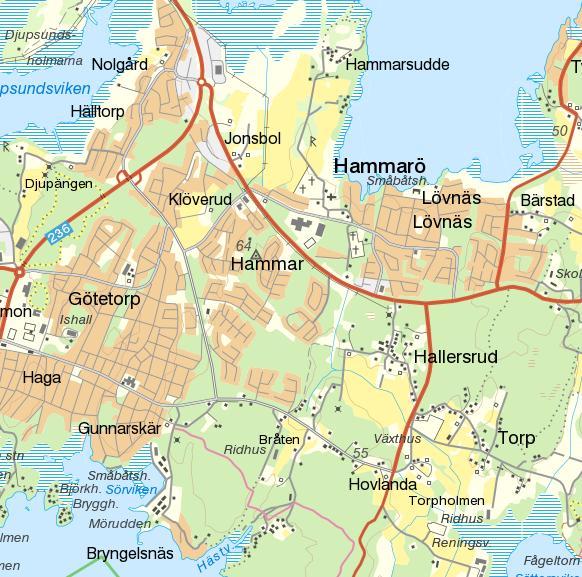 1 Bakgrund och syfte med undersökningen Hammarö kommun genomför ett planarbete vars syfte är att planlägga ett område för en ny skola.