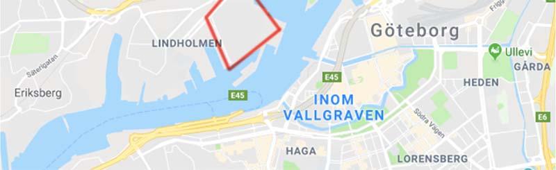Då Lindholmsallén är belägen i Lundby området bestämdes det att två stickprov skulle tas där för att