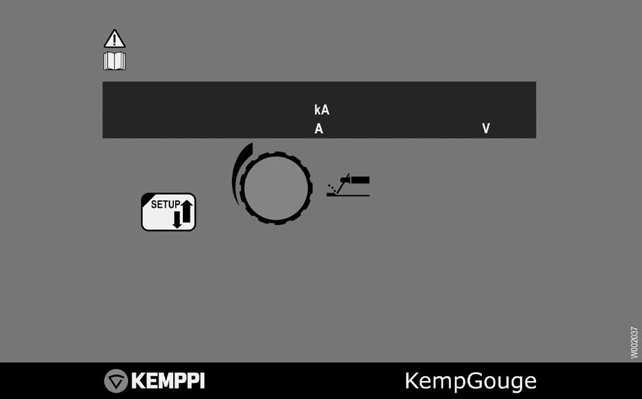 1.3.2 Funktionspanel P1 P2 P3 P4 P5 P1 P2 P3 P4 P5 Vänster display (mejslingsström eller namn på justerbar parameter) Indikatorlampor för strömområdet Höger display (mejslingsspänning eller värde på