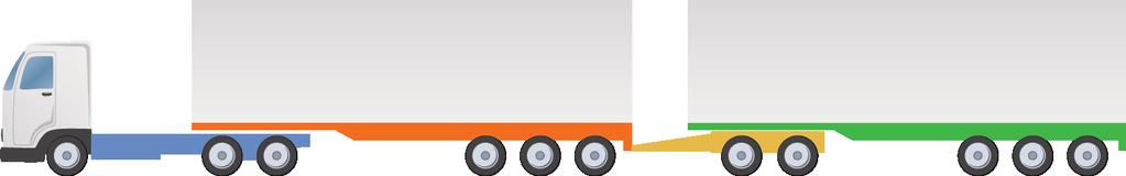 En fordonskombination som kunde vara intressant för bulkgods såsom flis, pappersbalar eller sågade varor är den med dragbil, trailer, link, trailer, även kallad A-Double eller Duo-trailer.