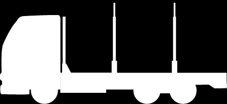 Dragbilen har i stället vändskiva för tillkoppling av trailer (påhängsvagn).