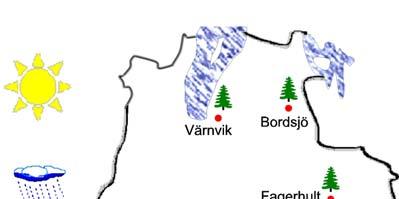 Sammanfattande bedömning av luftföroreningssituationen i Jönköpings län 8/9 I Jönköpings län finns för närvarande fem aktiva lokaler i Krondroppsnätet, se Tabell 1. Samtliga ytor är granytor.
