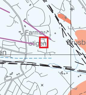 Sida 6 (8) gångar i berggrunden. Under fältbesöket observerades inga basiska bergarter men det är rimligt att anta att det kan förekomma i mindre omfattning. Figur 7.1: Berggrundskarta från SGU.