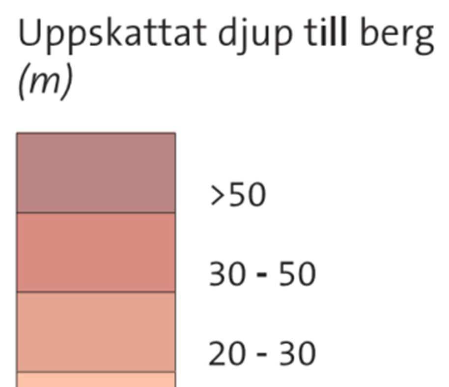 delområde C där de djupaste