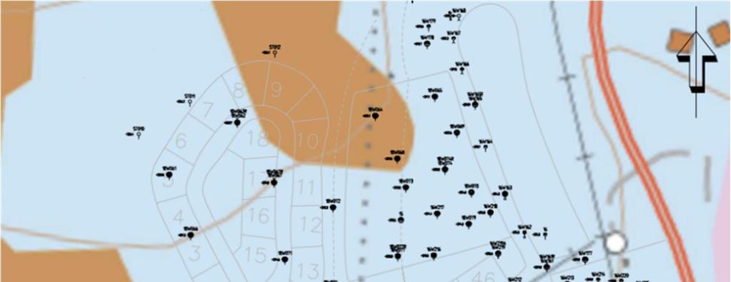 MARK OCH VATTEN Förutsättningar Mark På uppdrag av Gällivare kommun har WSP Sverige AB (Juli - Augusti 2018) utfört en översiktlig geoteknisk undersökning inför upprättande av detaljplan för området