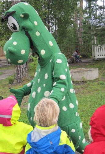 Birger på besök, barnen