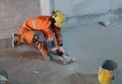 SS EN 1504-9:2008 PRINCIP 1: SKYDD MOT INTRÄNGNING Skydd av betongytan mot vätske- och gasinträngning (forts) Alla arbeten för skydd av betong måste ta hänsyn till eventuella sprickors samt fogarnas