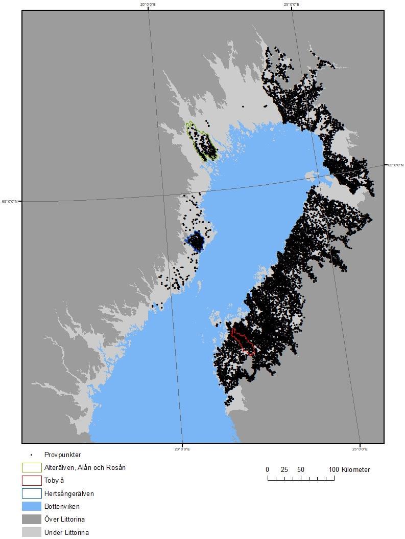 I Sverige finns relativt stora älvar med avrinningsområden som sträcker sig hela vägen upp till fjällkedjan, medan det i Finland finns en större andel avrinningsområden vilka till största delen är