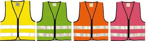 Alla västar CE-märkta EN 1150 Storlekar: Cirkamått omkrets x längd: 1-2 år (72 x 37 cm), 2-4 år ( 80 x 42 cm) 4-6 år (85 x 47