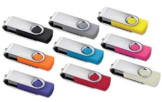 Finns i färgerna: Svart, grå, gul, orange, ljusblå, rosa, lila, röd och vit. 6186-6187 MO1005 USB-minne modell MO1005 Format 62 x 21 x 9 mm. Tryck-yta 31 x 13 mm.