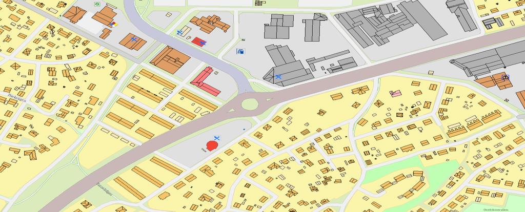 7(17) Gärdesgatan Väg 180 Mätpunkterna är placerade ca 2,5 meters höjd ovan gatuplan.