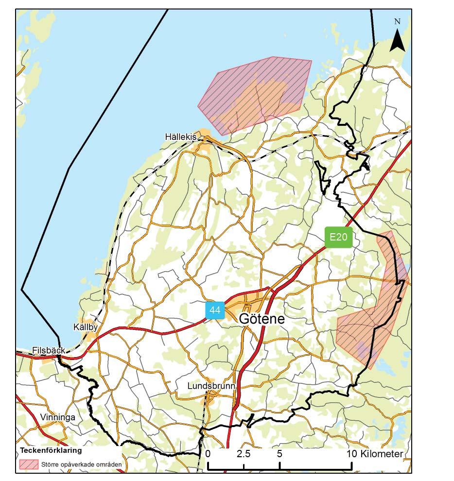STÖRRE OPÅVERKADE OMRÅDEN Inför framtiden är det viktigt att bevara större, relativt opåverkade områden fria från exploateringsföretag och andra ingrepp i miljön.