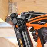 95 db(a) Vibrationer enligt SS-ISO 8662-11: 4,2 m/s 2 Gaspatronkapacitet: 1.250 spik vid -5 C Batterikapacitet: 7.
