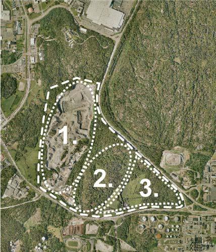 10/32 Halvorsäng exploateringsstudie SWECO FFNS Samhällsplanering har på uppdrag av Stadsbyggnadskontoret utfört en exploateringsstudie (Halvorsäng Exploateringsstudie, 2005) där tre alternativ