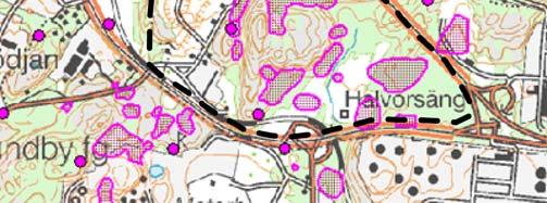 Om en tidigare okänd fornlämning påträffas ska det pågående arbetet omedelbart avbrytas i den del