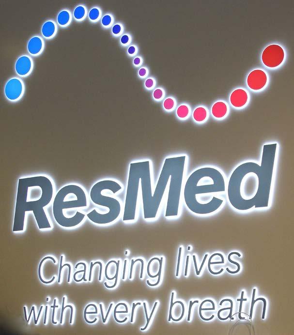 Företagsbesök / RESMED Pernilla Medson, VD i Resmed Sweden AB Sömnapné, CPAP, ResMed.